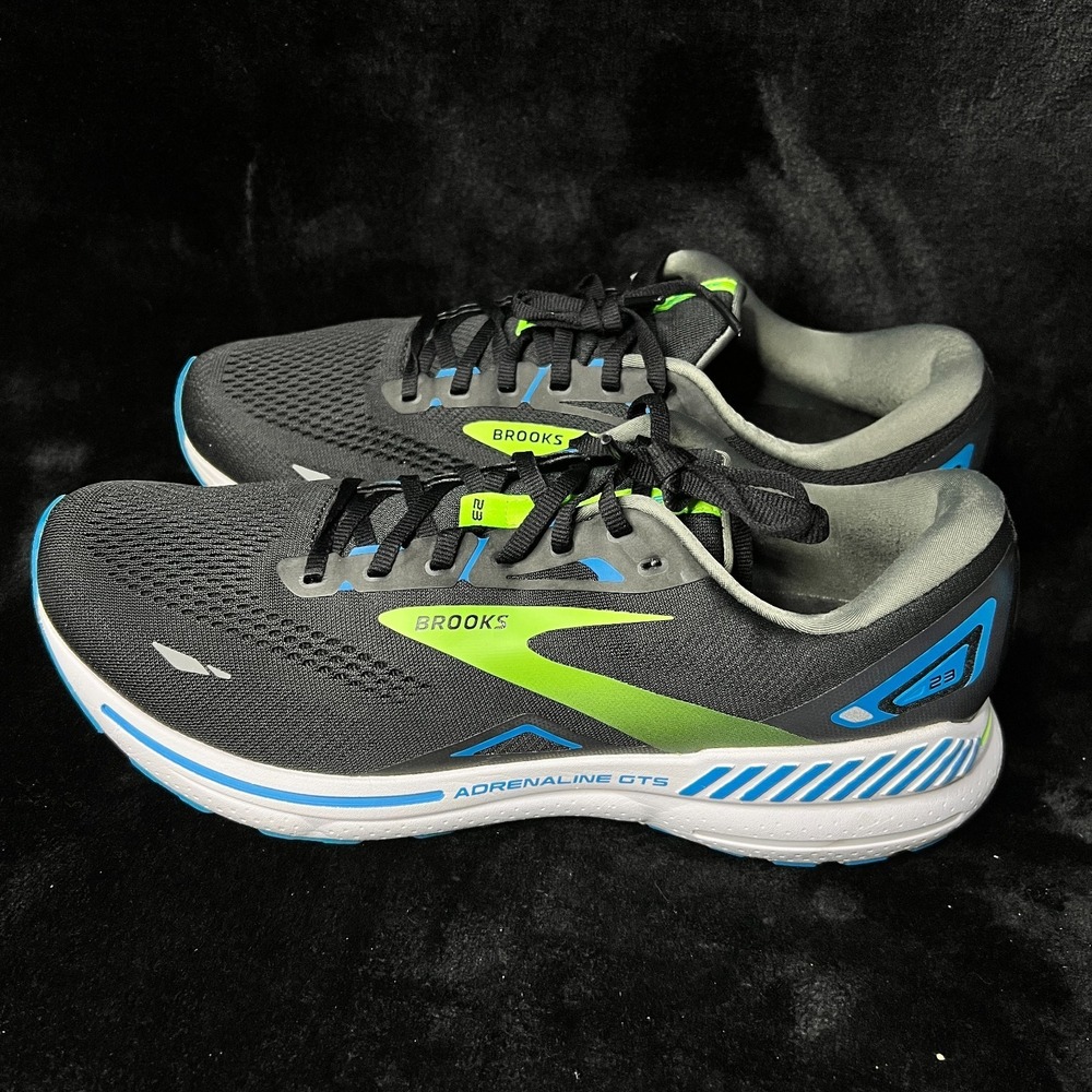 Brooks Adrenaline GTS 23 1103911D006 Mens US 13 D Running Shoes Black Sneakers